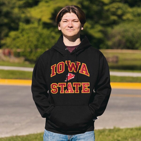 CI Sport Iowa State Punching Cy Black HW Hooded Sweatshirt